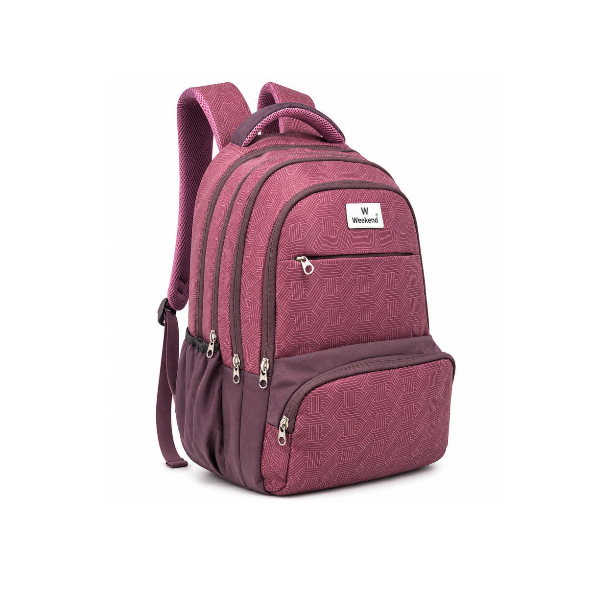 Weekend Dusty Rose Pink Multi-Compartment Backpack for Men & Women