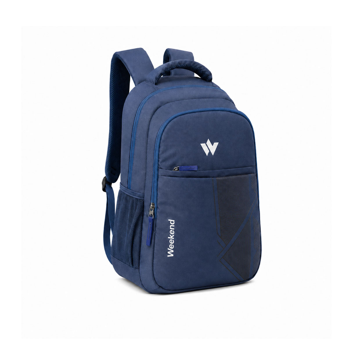 Trending 55 Litres School Bag with Rain Cover - Dark Blue