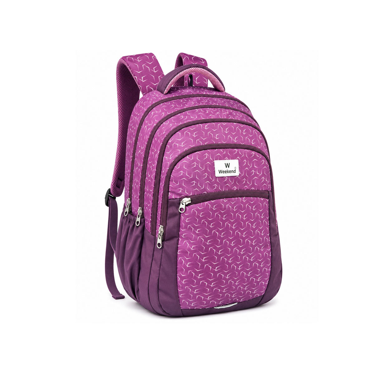 Weekend 55 Litre Purple Printed School Backpack